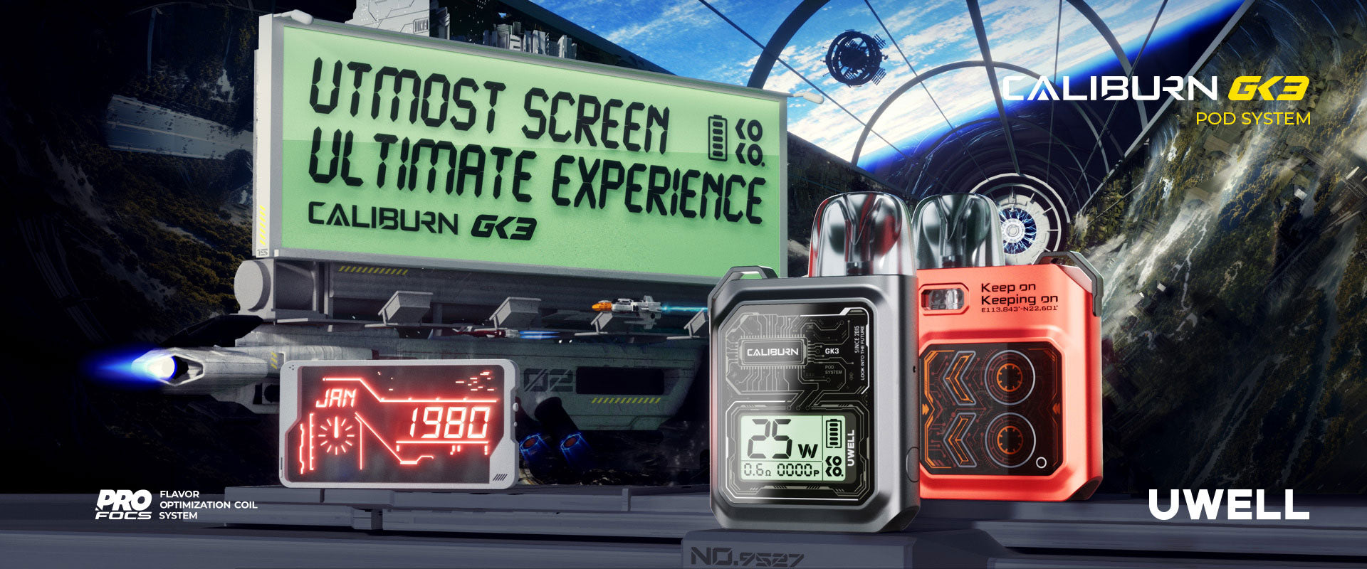 Uwell Caliburn GK3 25W Pod System