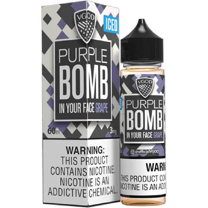 Iced Purple Bomb - VGOD - 60mL - Apes Vapes UAE
